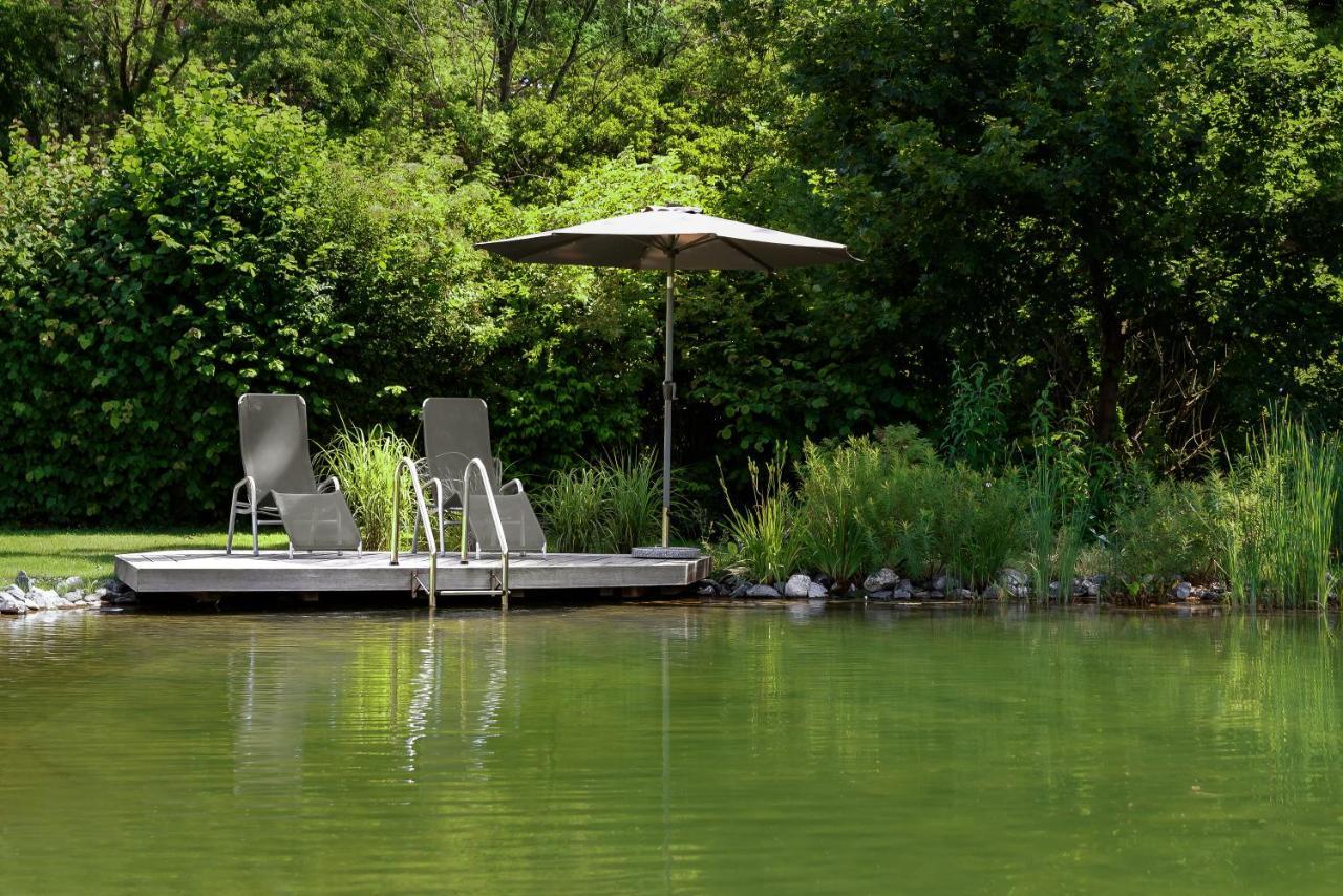 Romantic Wooden Lodge,Sauna,Schwimmteich,Alleinstehend,Absolut Ruhig Hessisch Oldendorf Ngoại thất bức ảnh